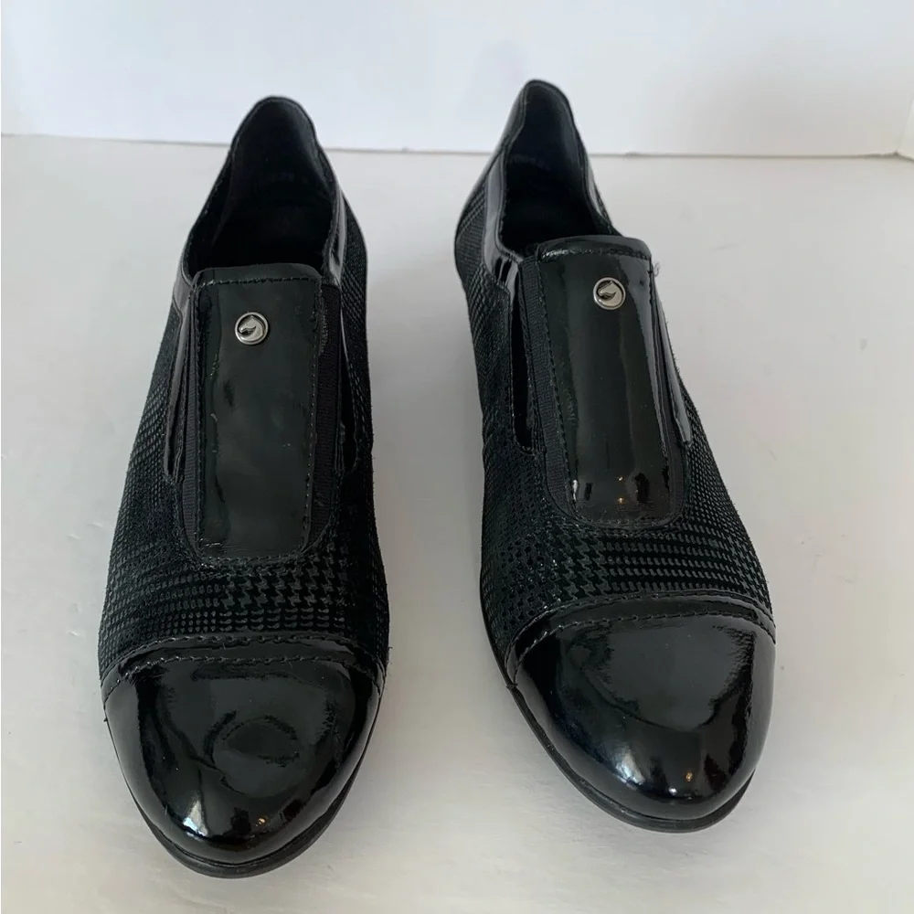 Remonte Black Soft Leather Dress Shoe Loafer